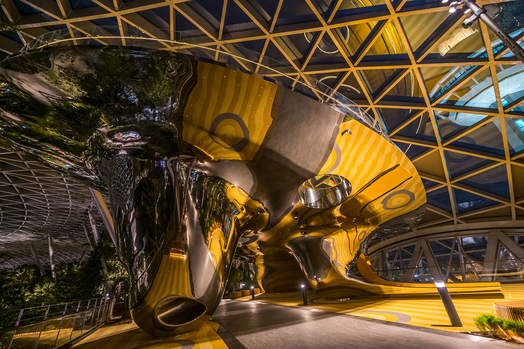 Jewel樟宜机场大楼探索滑梯,新加坡 / Carve + Playpoint-39