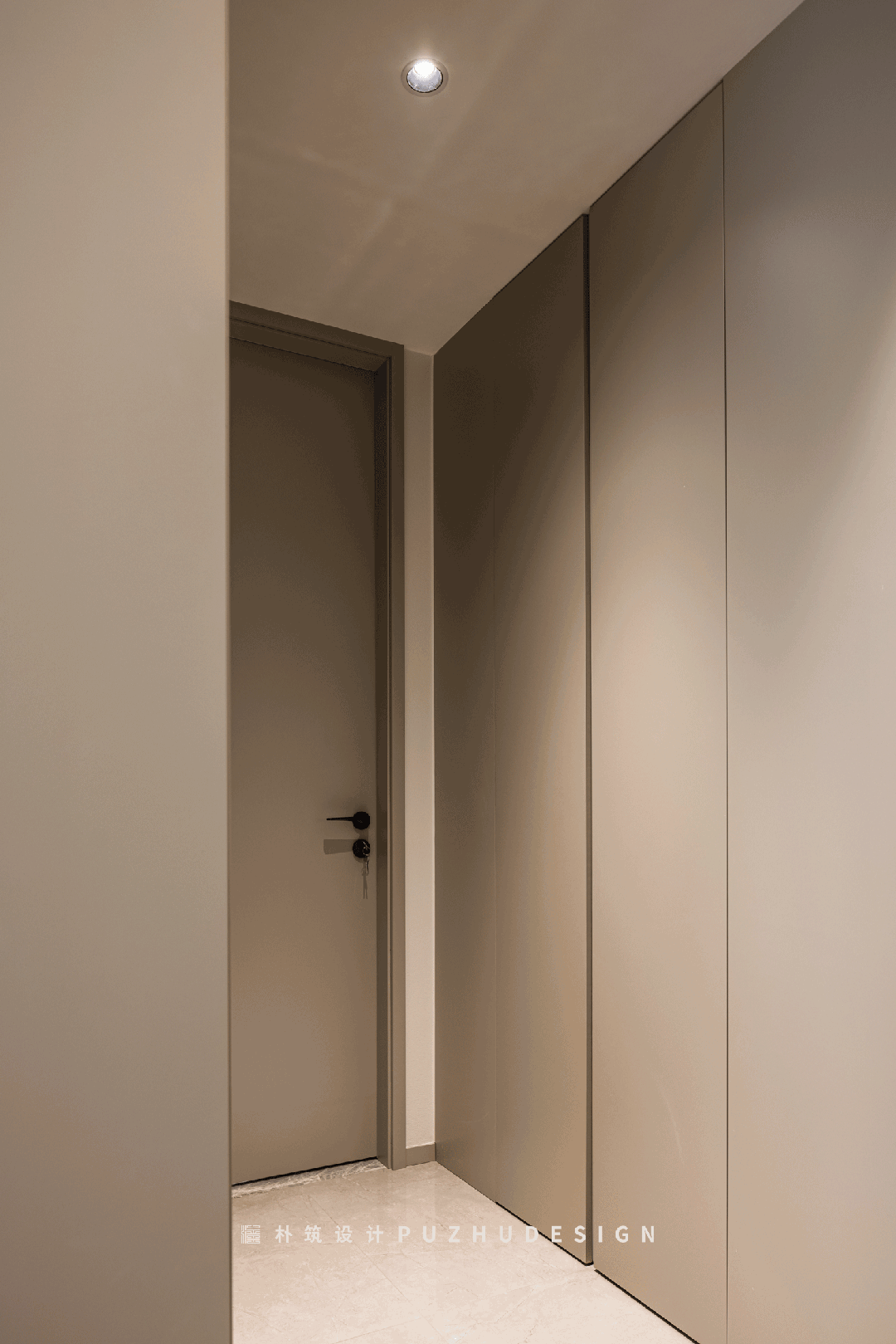 PUZHU朴筑设计|温馨奶咖色,现代奶油风-40