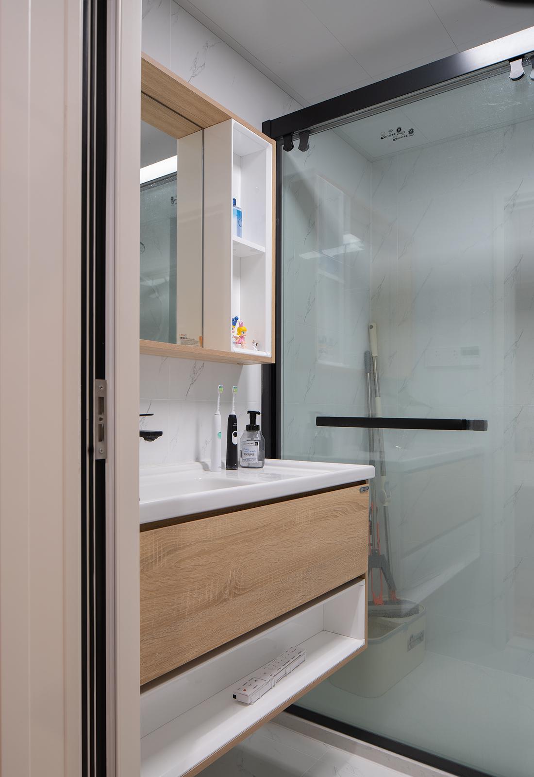 日式原木风超强收纳 140m²婚房设计-50