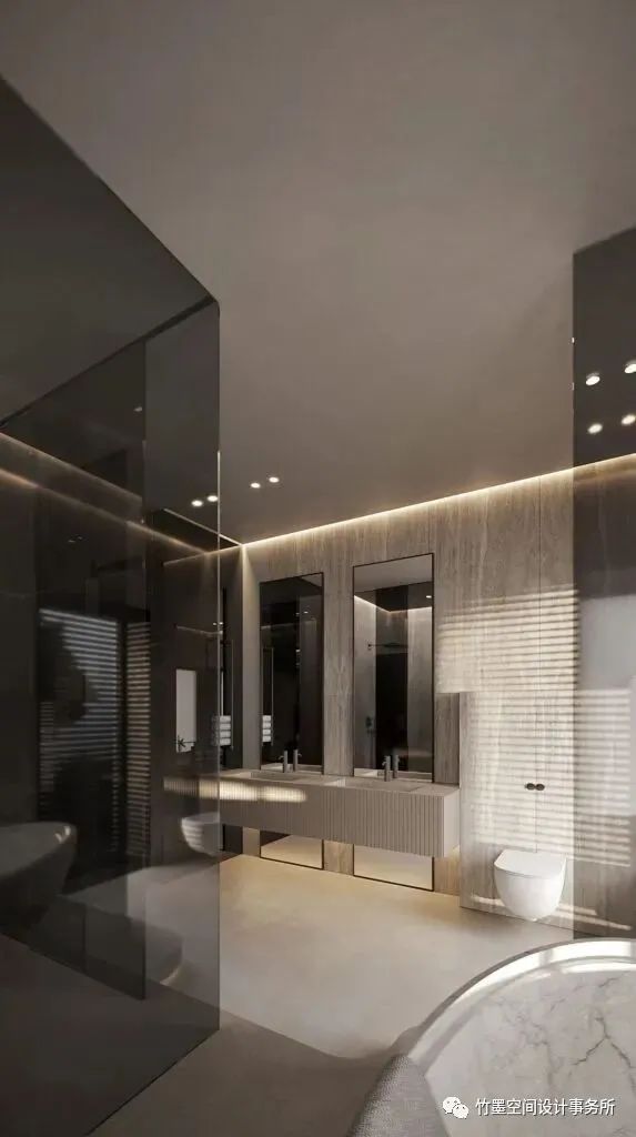 灰色艺术,简约奢华的完美融合丨竹墨空间设计事务所-67