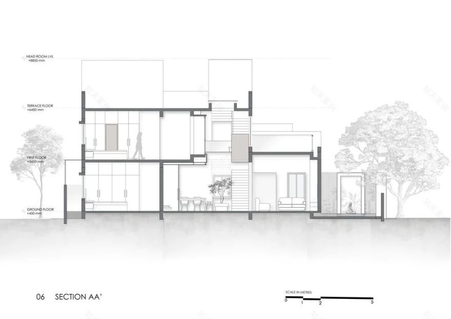 有两个庭院的房子丨印度班加罗尔-30