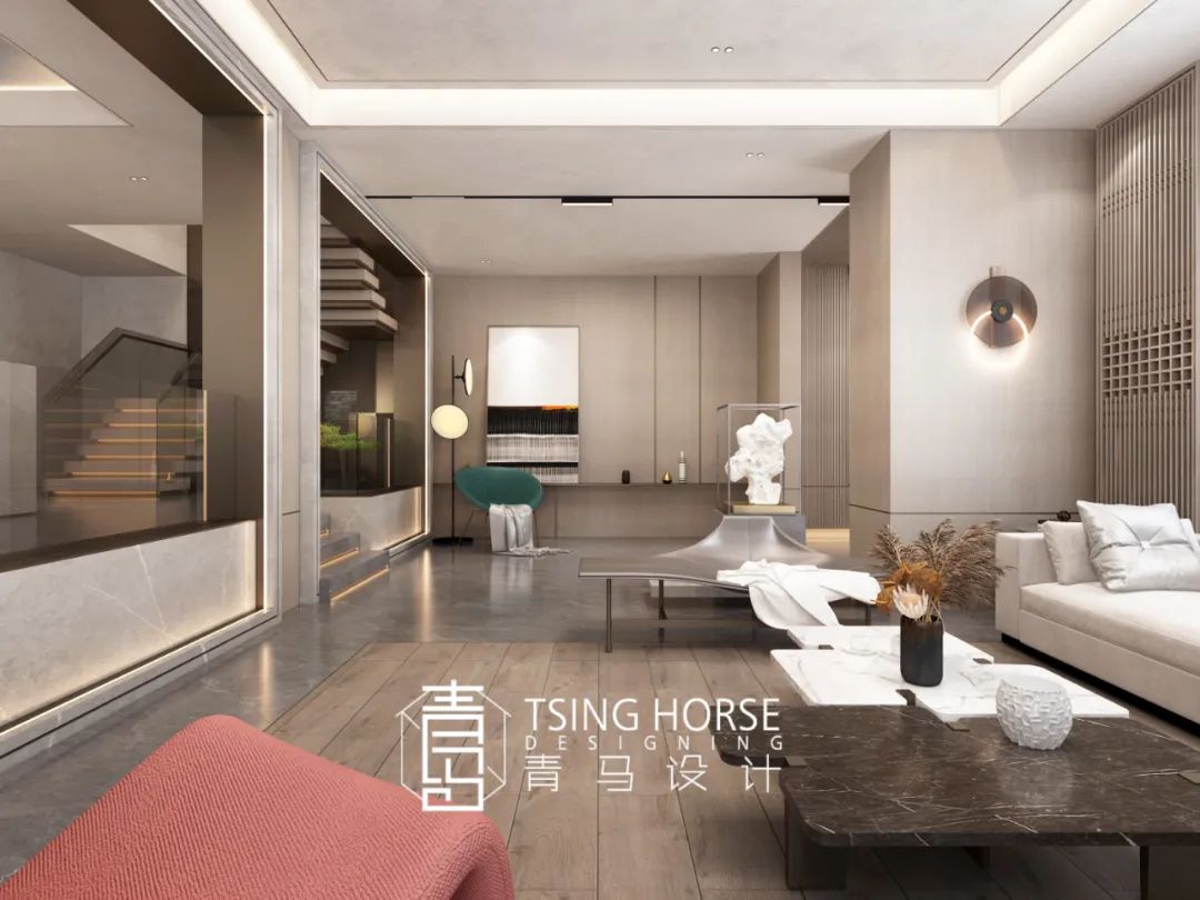 绿地诺丁山·现代中式别墅设计 | 何贵君的奶茶时光-63