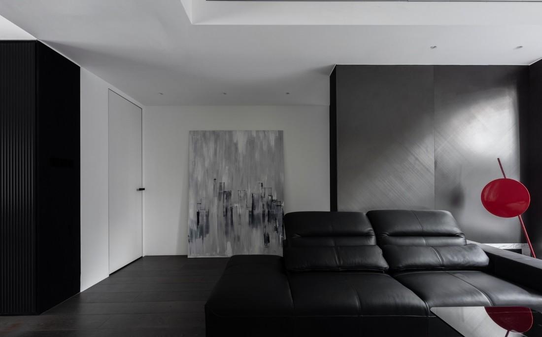 FunHouse 方室设计丨平层丨打破户型定式,楔进书房空间-60