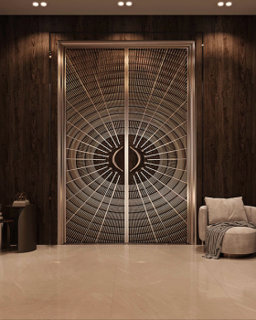 奢华别墅大堂及接待处丨Yasmin Samir