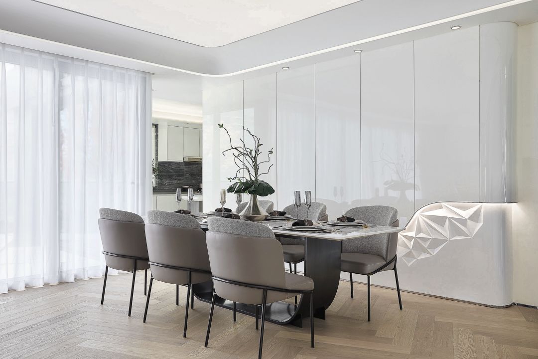 重庆龙湖揽境九曲河样板房——现代山水诗意空间-29