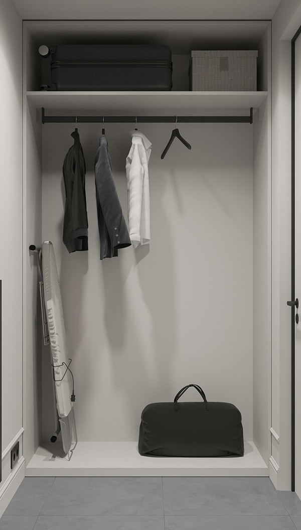 浅色系小空间公寓设计-3