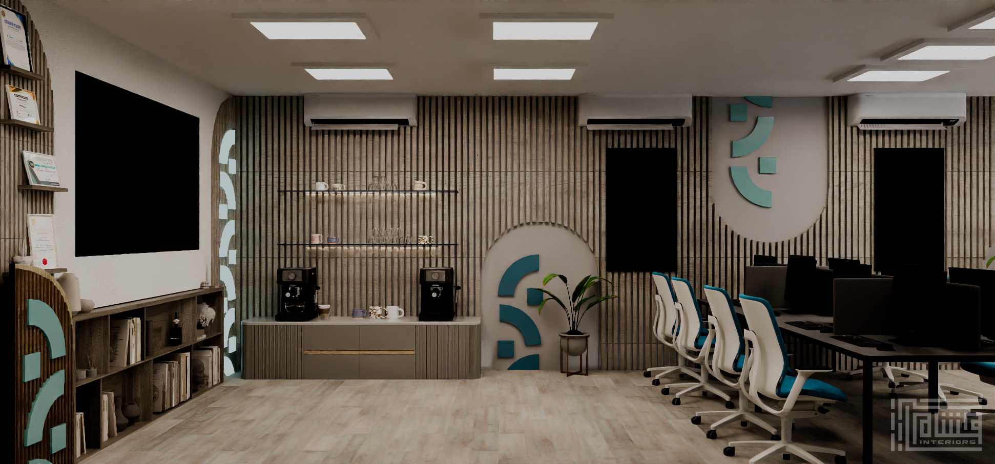 Offices (Partitions) INTERIOR DESIGN-2