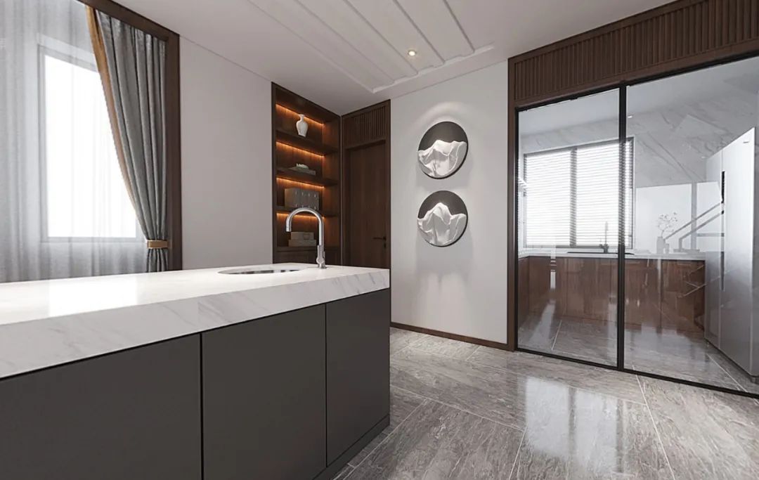 金轮·湖晓兰庭 | 现代中式风格别墅设计-73