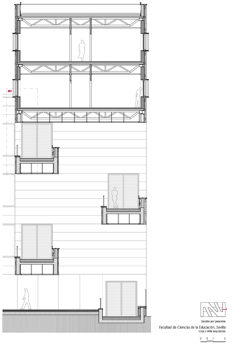 塞维利亚大学科学教育学院 · 创新的叠加建筑设计-65