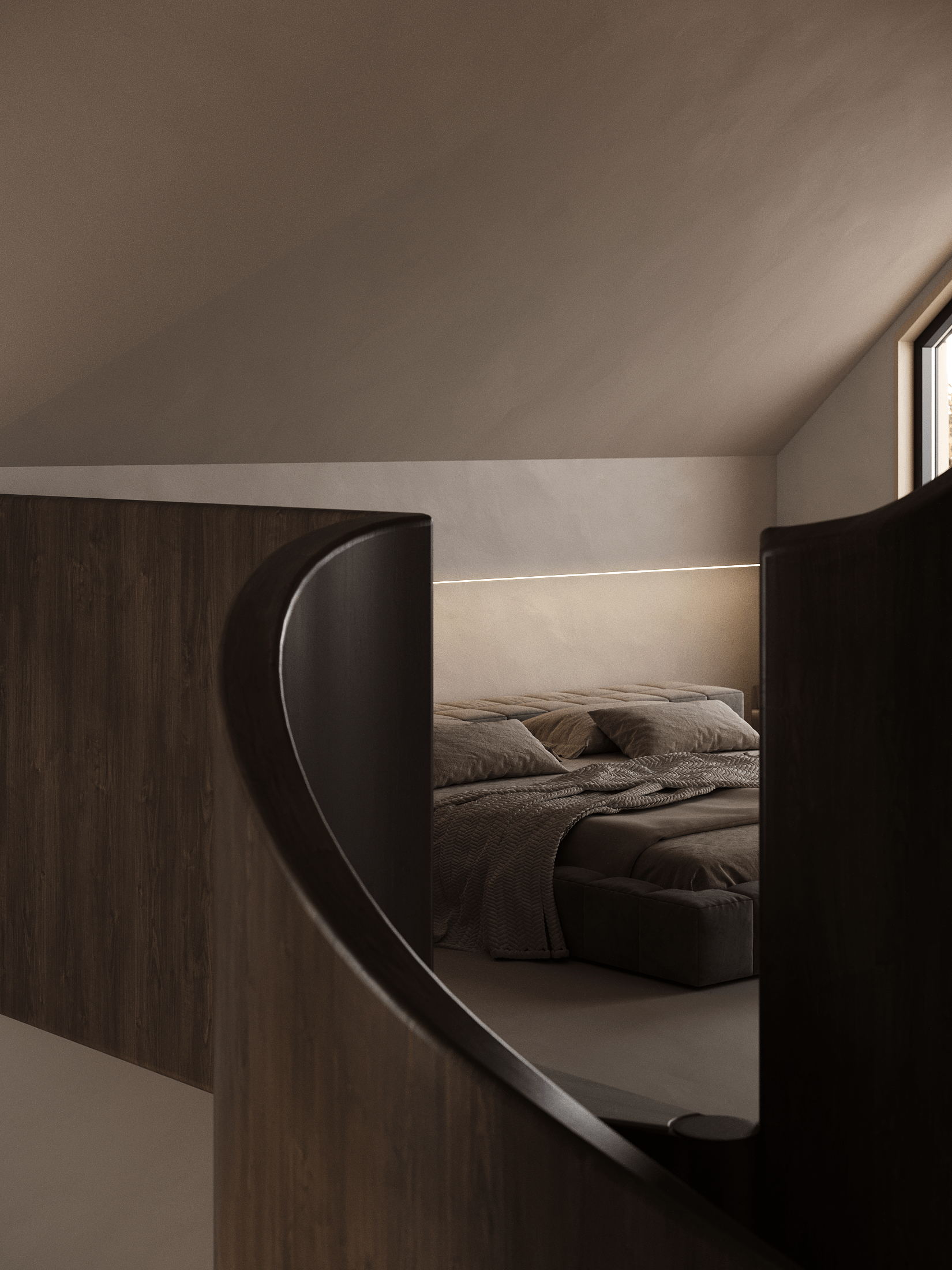 中性色系公寓设计 这也太高级了吧-18