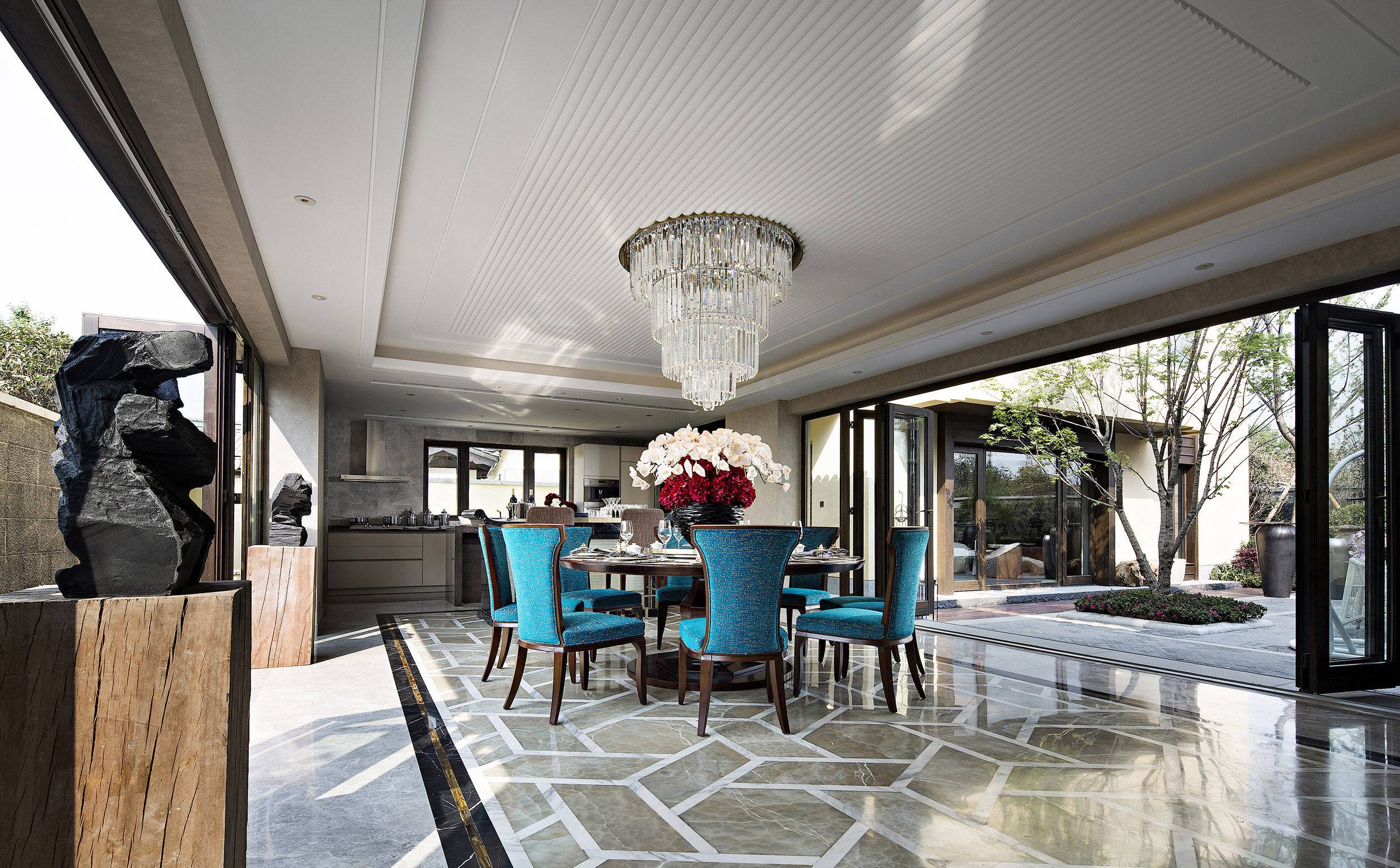 高清+梁志天麗江瑞吉別墅戶型IV新古典-3-2