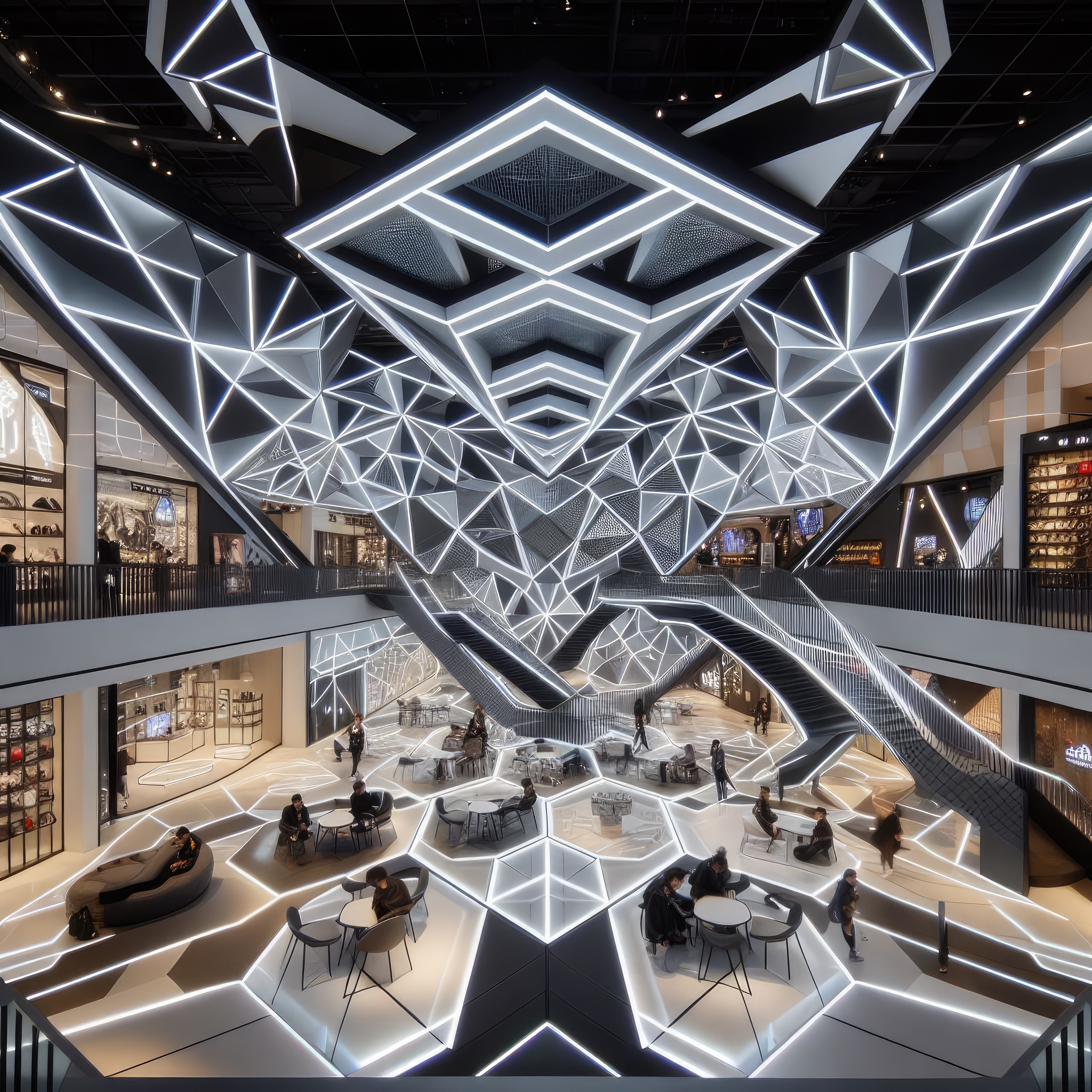 Umbro Outdoor/Indoor Store Architecture generated by Ai-18