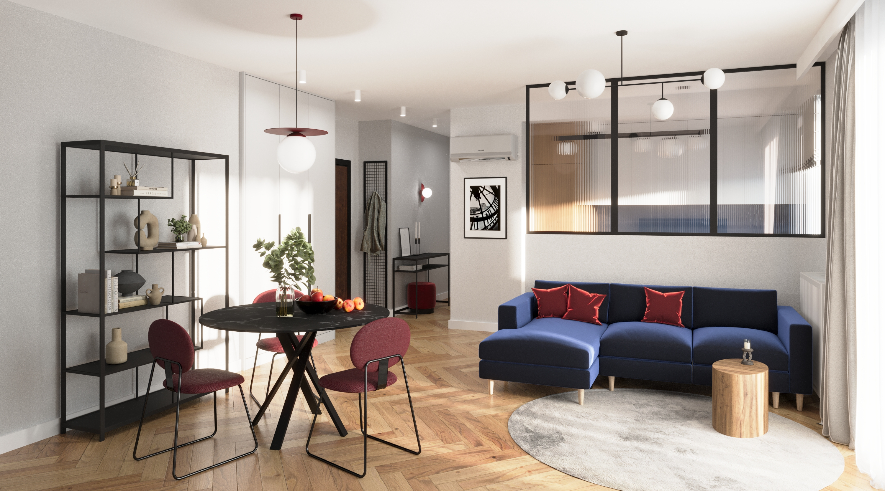 出租公寓设计丨波兰华沙-1