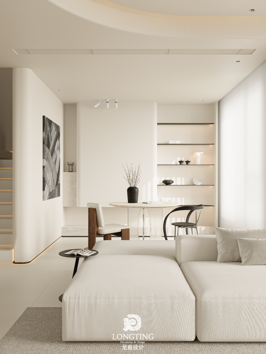 简白凝韵 · 湖州·西湖观邸排屋设计丨中国湖州-18