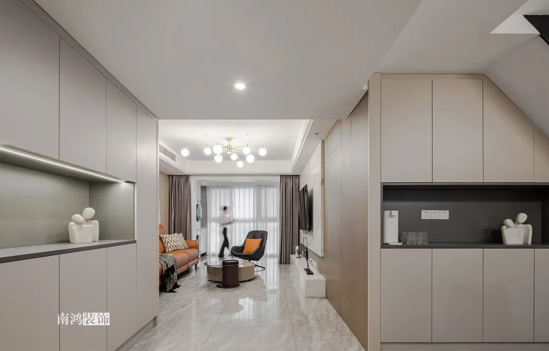 都市水乡复式现代轻奢住宅丨浙江南鸿装饰-28