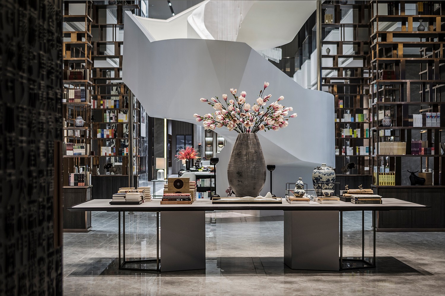 用高级灰演绎时尚东方书院——包头绿地国际花都售楼处  集艾设计-8