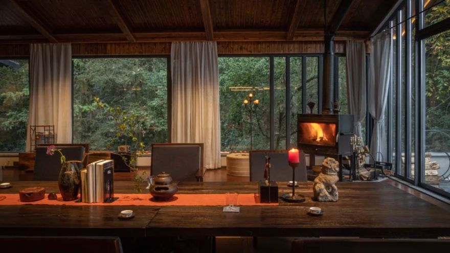 雨母山庄民宿茶室丨中国衡阳丨曲界·之间设计机构-40