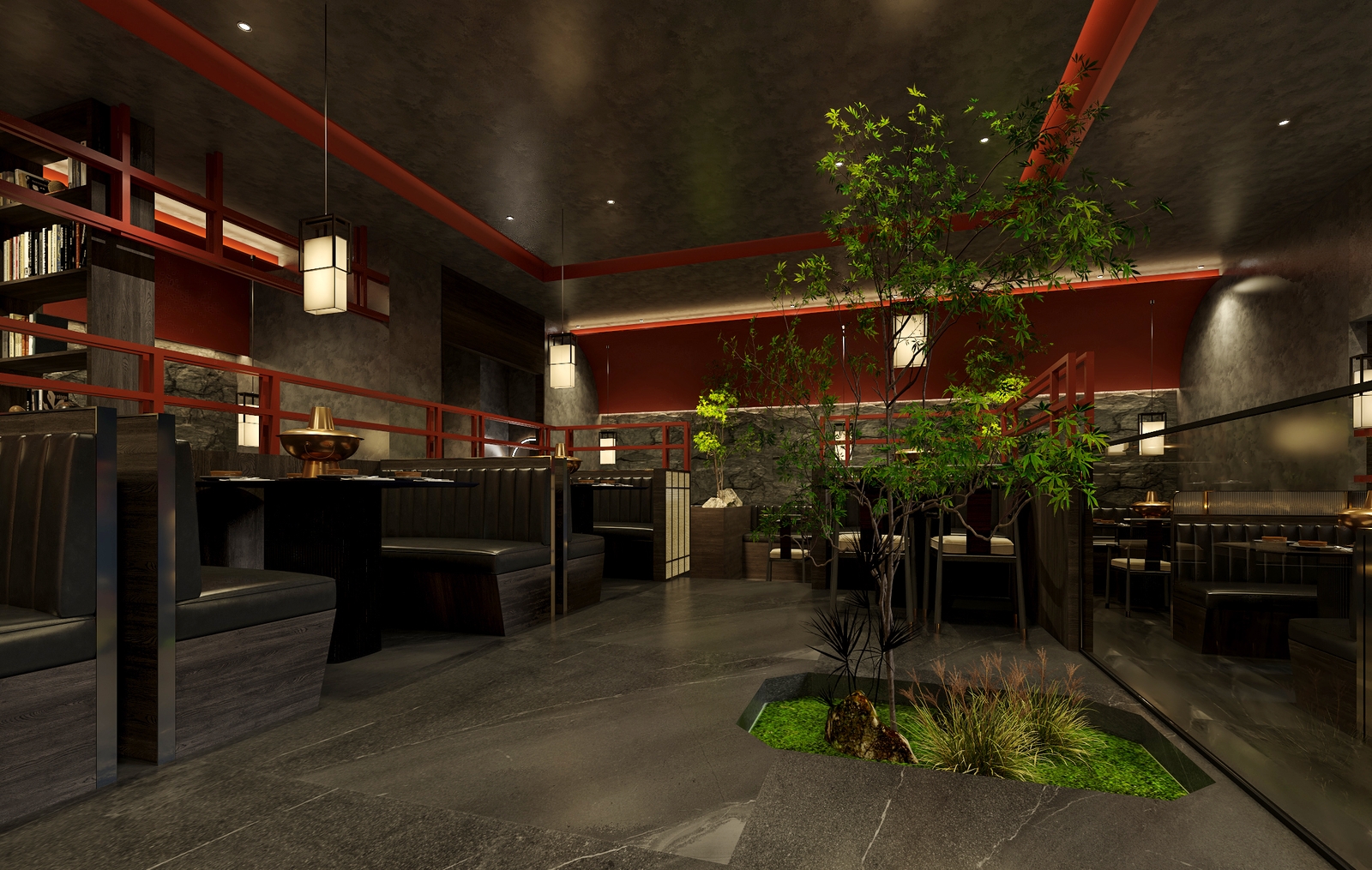 老佛爷蛙火锅加盟店设计丨中国乌鲁木齐丨六器设计-11