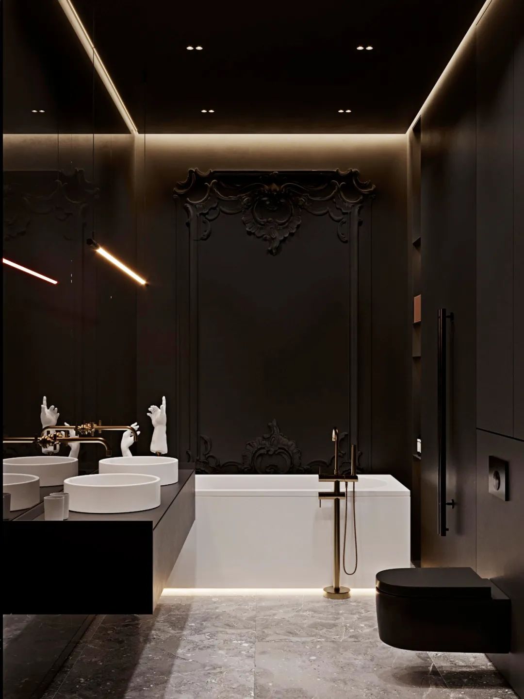 简约古典风格的空间美学演绎丨PRIMESTUDIA,MART Architects-13