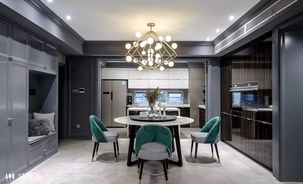 万科金域蓝湾 240㎡现代摩登家居,儿童元素与高级灰的惊艳碰撞-43