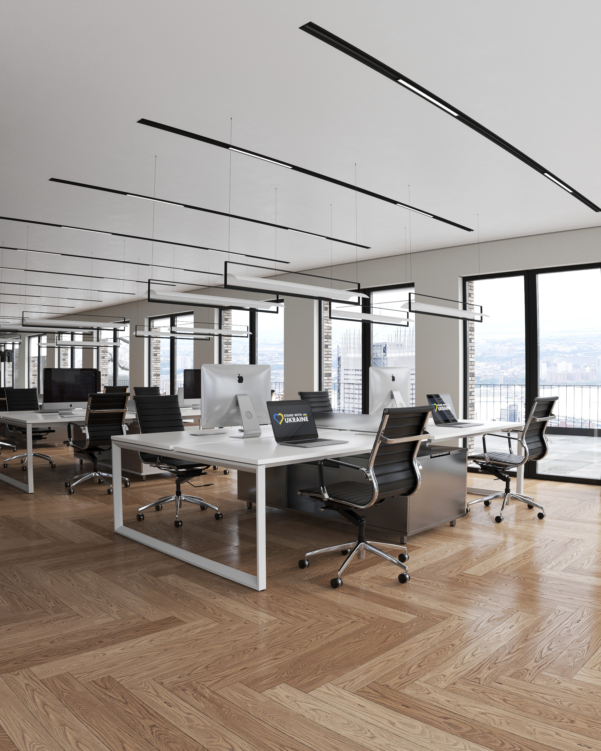 纽约开放式办公空间丨美国纽约丨Olha Shatkovska-11