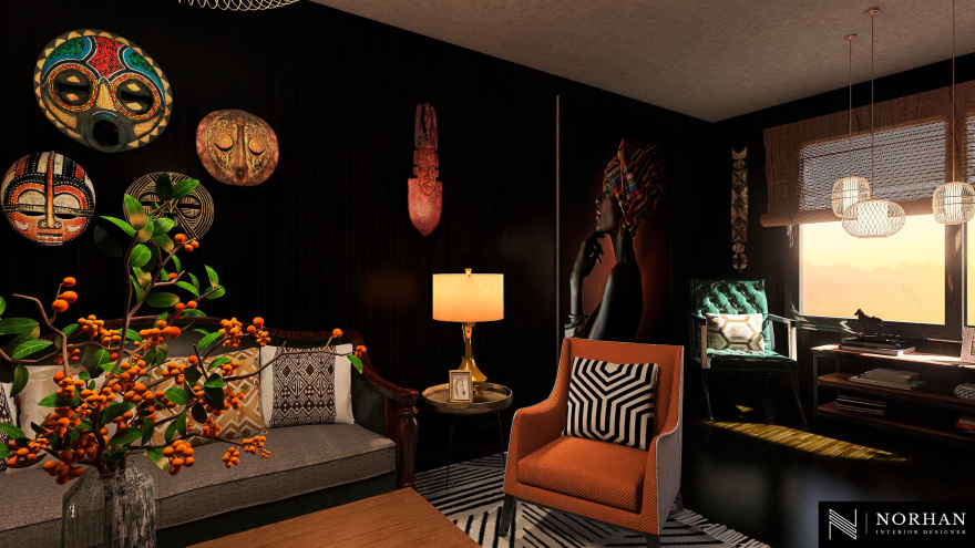 Apartement in African style-7