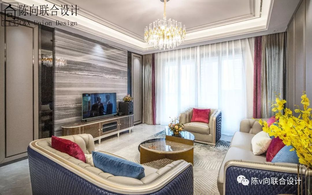 大良天悦湾轻奢优雅空间设计-24