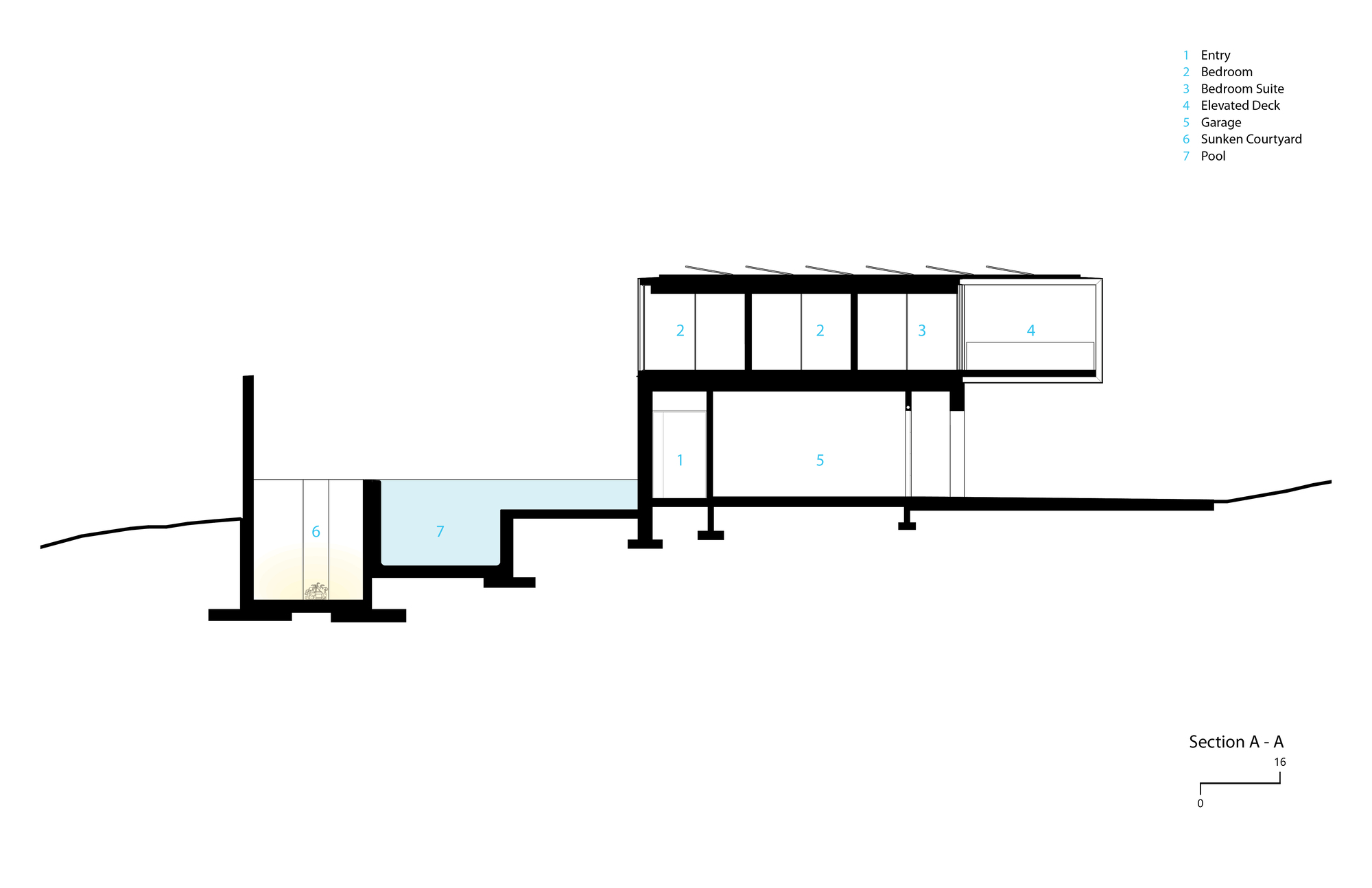 红岩屋丨美国拉斯维加斯丨Faulkner Architects-59