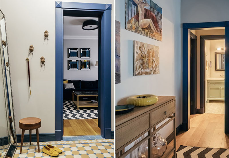 蓝黄对比下的现代家居设计-0