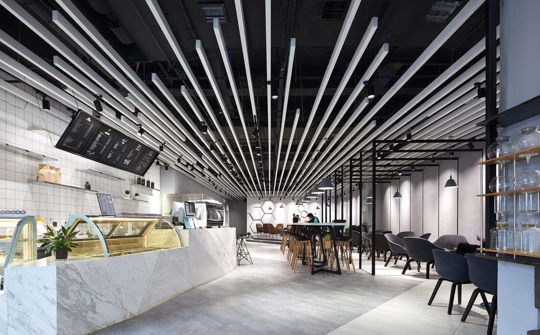 速氧咖啡丨柒禾设计 | 解构主义的空间艺术-15