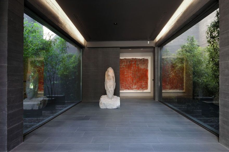 Madrid 郊区混凝土住宅-47