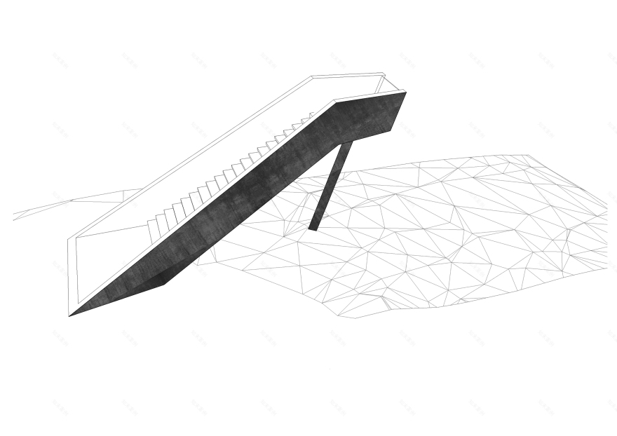 挪威斯托克 Sti For Øye 雕塑公园中的森林楼梯 / Saunders Architecture-21