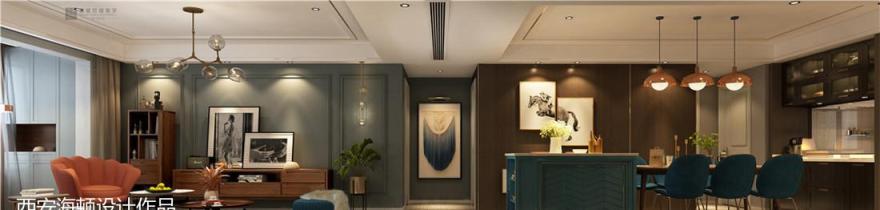 西安群贤道九号 150㎡复古轻奢风 海顿设计展现定制魅力-35