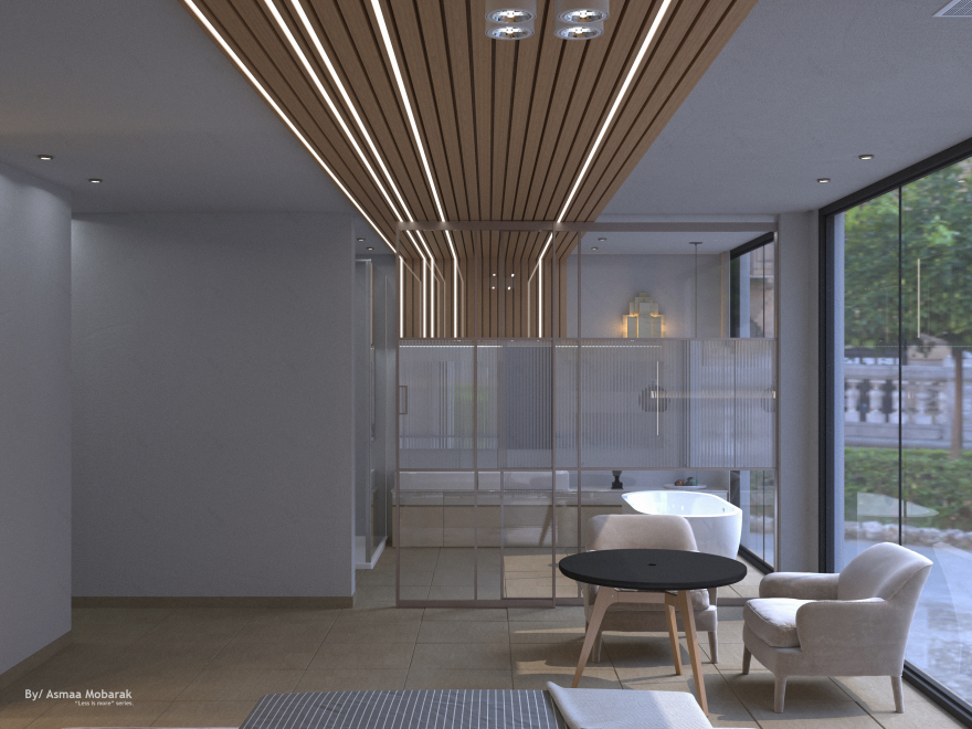 Master bedroom(less is more 系列)丨Ludwig mies van der roh-1