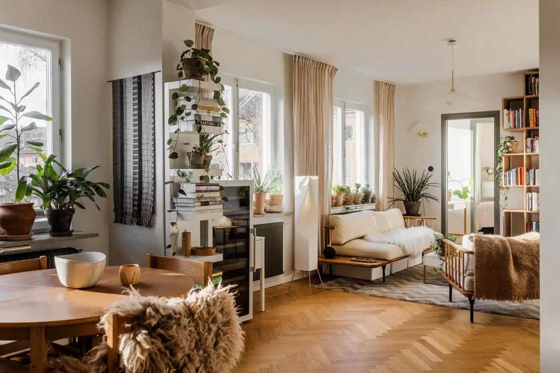 现代绿意 | 瑞典斯德哥尔摩舒适公寓设计-3
