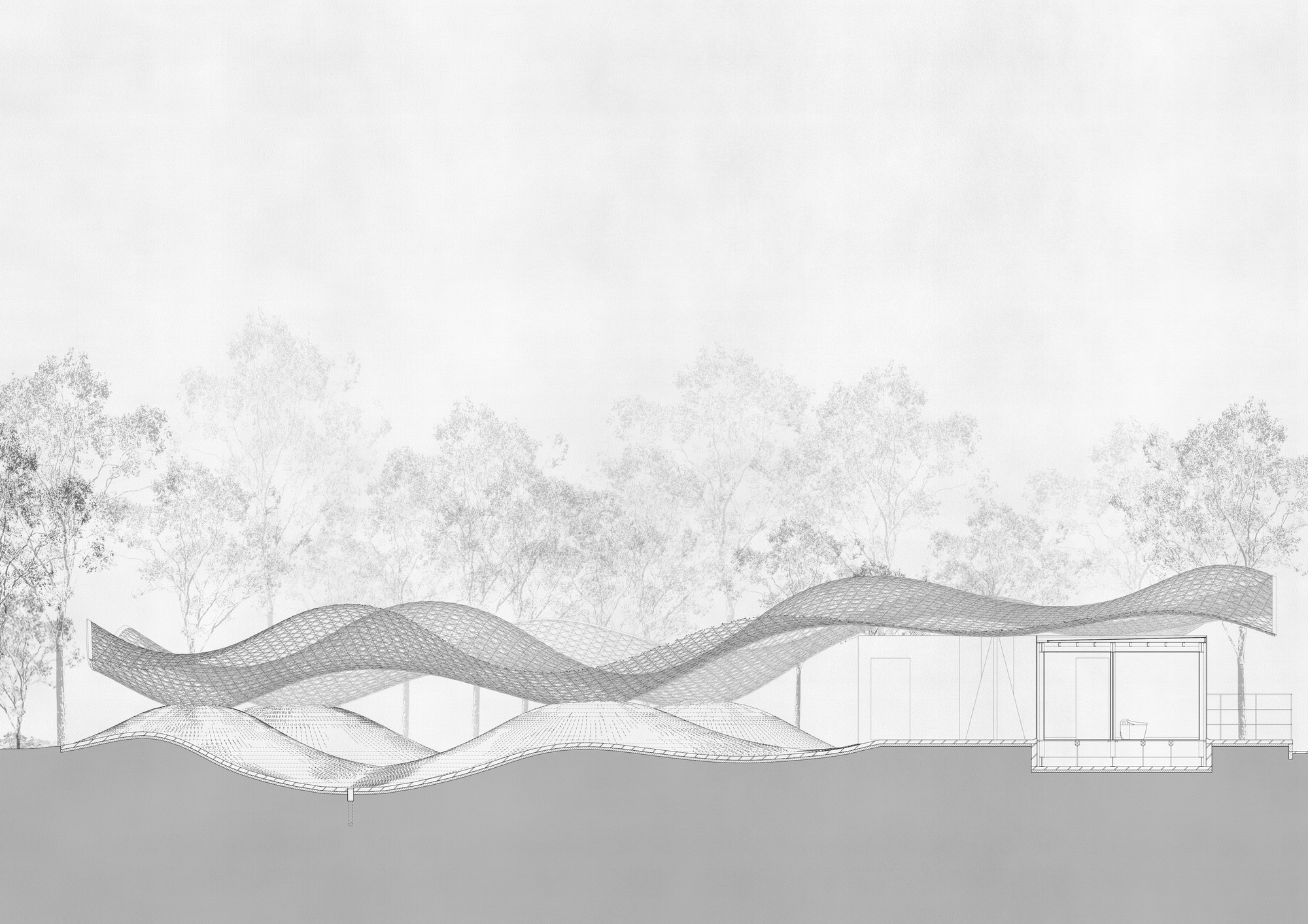 大阪E·波休憩亭丨日本大阪丨MIDW-17