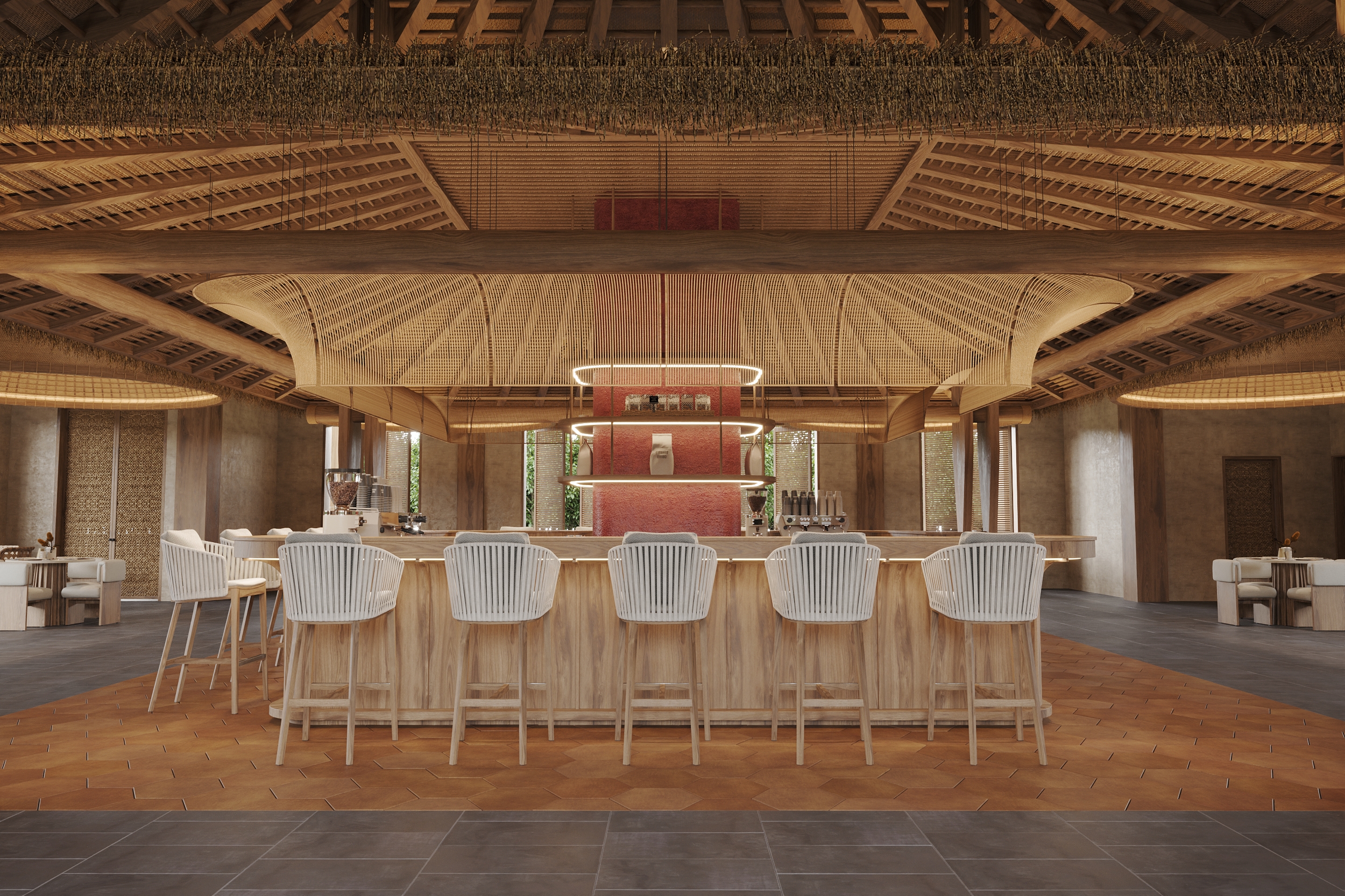 综合室内设计方案（含接待厅,餐厅咖啡馆,别墅）-28