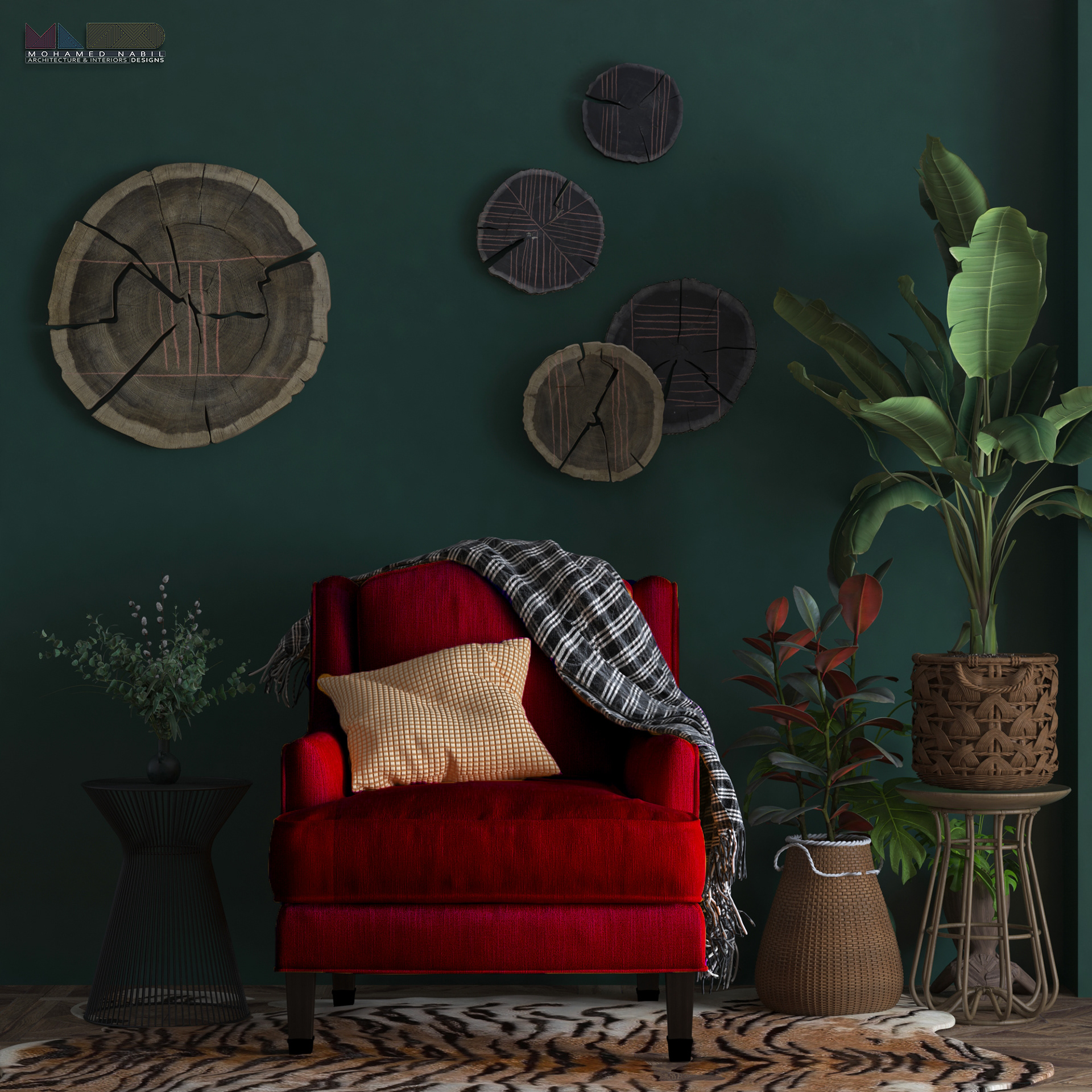 热带风格客厅 乔治亚-7