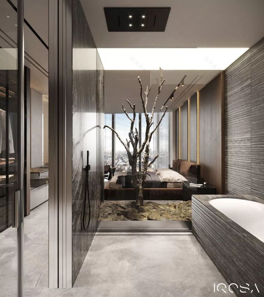 乌克兰 IQOSA 工作室打造野性公寓,粗犷与精致的完美融合-115