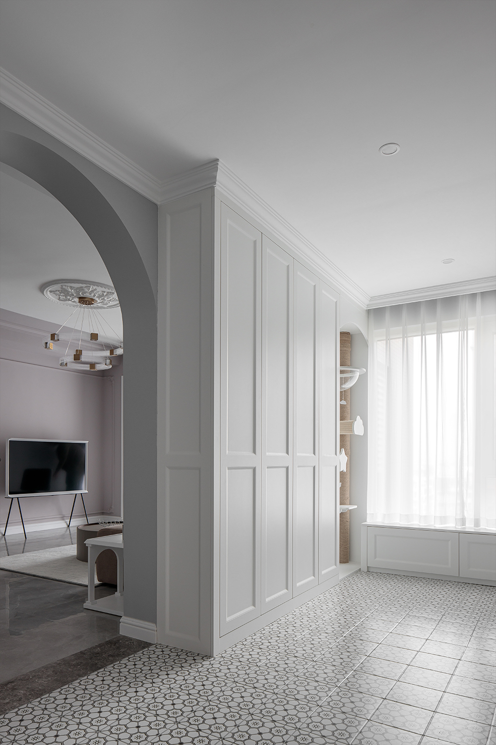 浪漫法式公寓设计丨喜屋设计-29