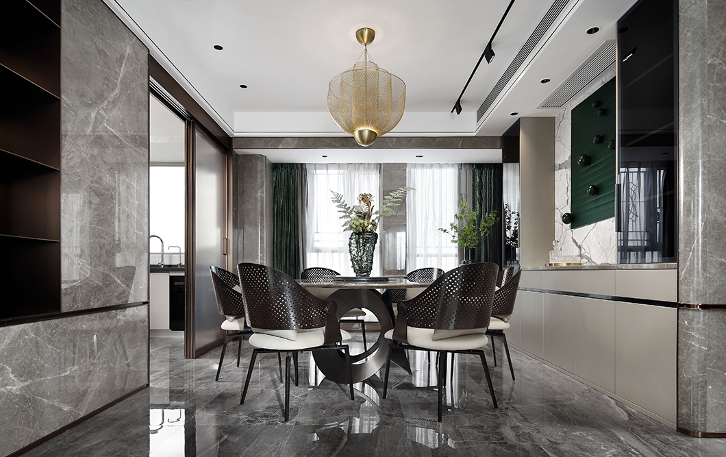 造就设计--简洁高级灰165㎡-7