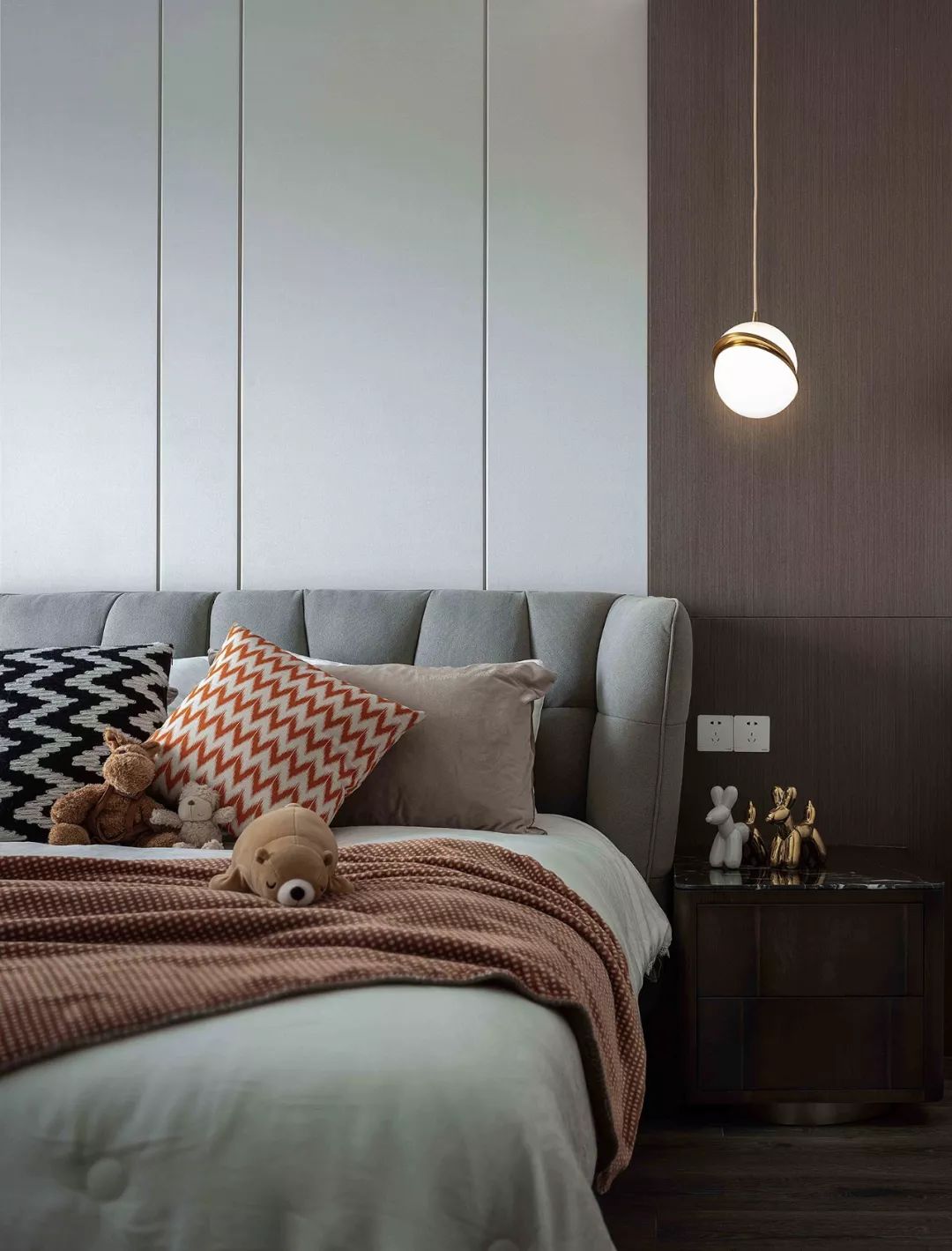 法式轻奢叠拼别墅，中性色的高级格调！-41