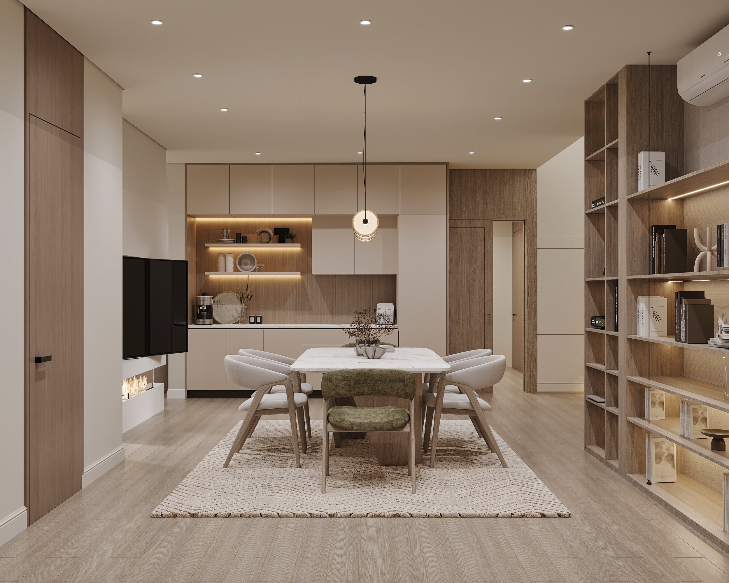 家庭区域 + 餐饮设计丨IB Design Studio-13