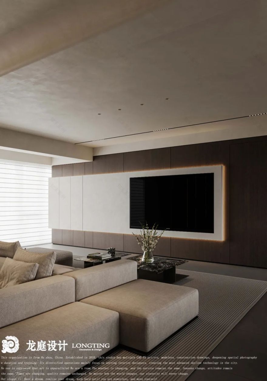 新案 春翠里墨色意式,暗涌是不息的姿态丨龙庭设计-17