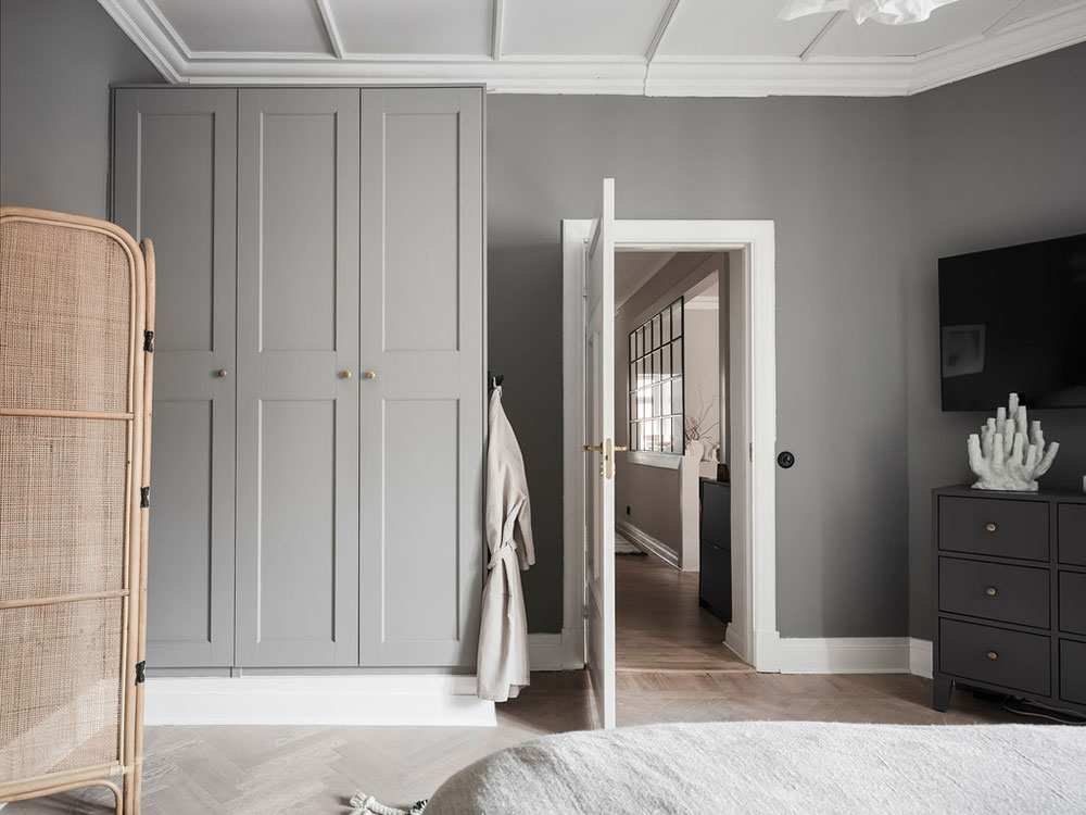 温馨瑞典公寓 | 不同空间的和谐色彩搭配-16