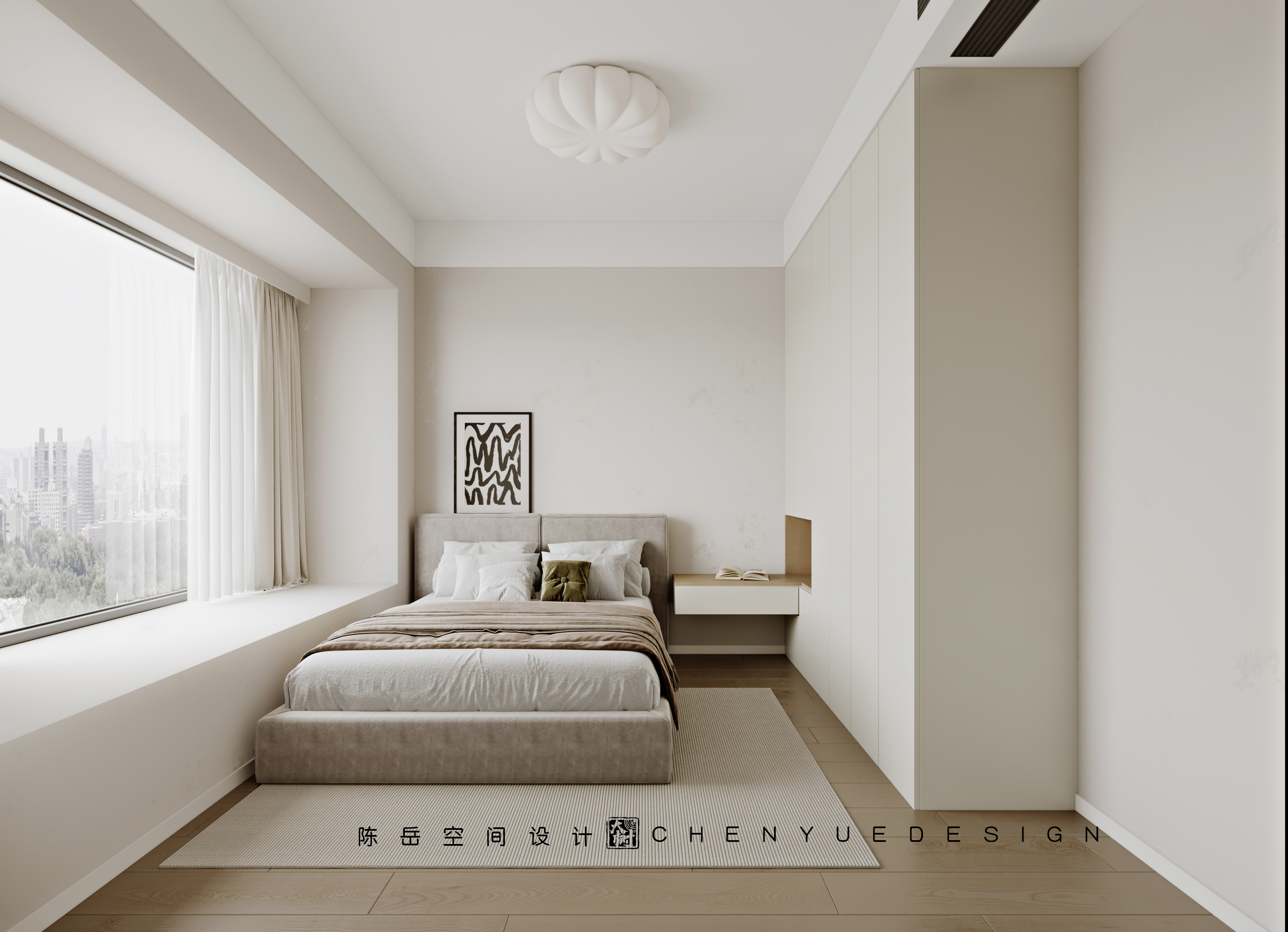 春意 · 怡美雅苑丨陈岳空间设计-13