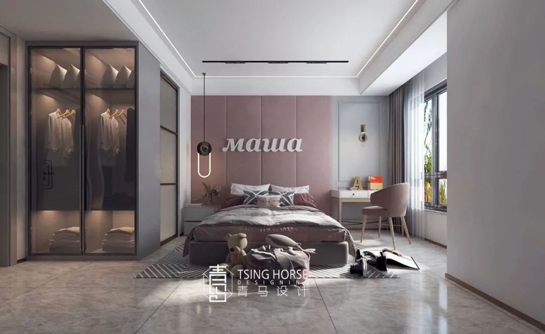 青马设计 | 210㎡轻奢别墅 缔造优雅生活空间-76