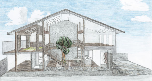 室内有棵树的私人住宅丨日本京都丨07BEACH │Joe Chikamori近森穣-2