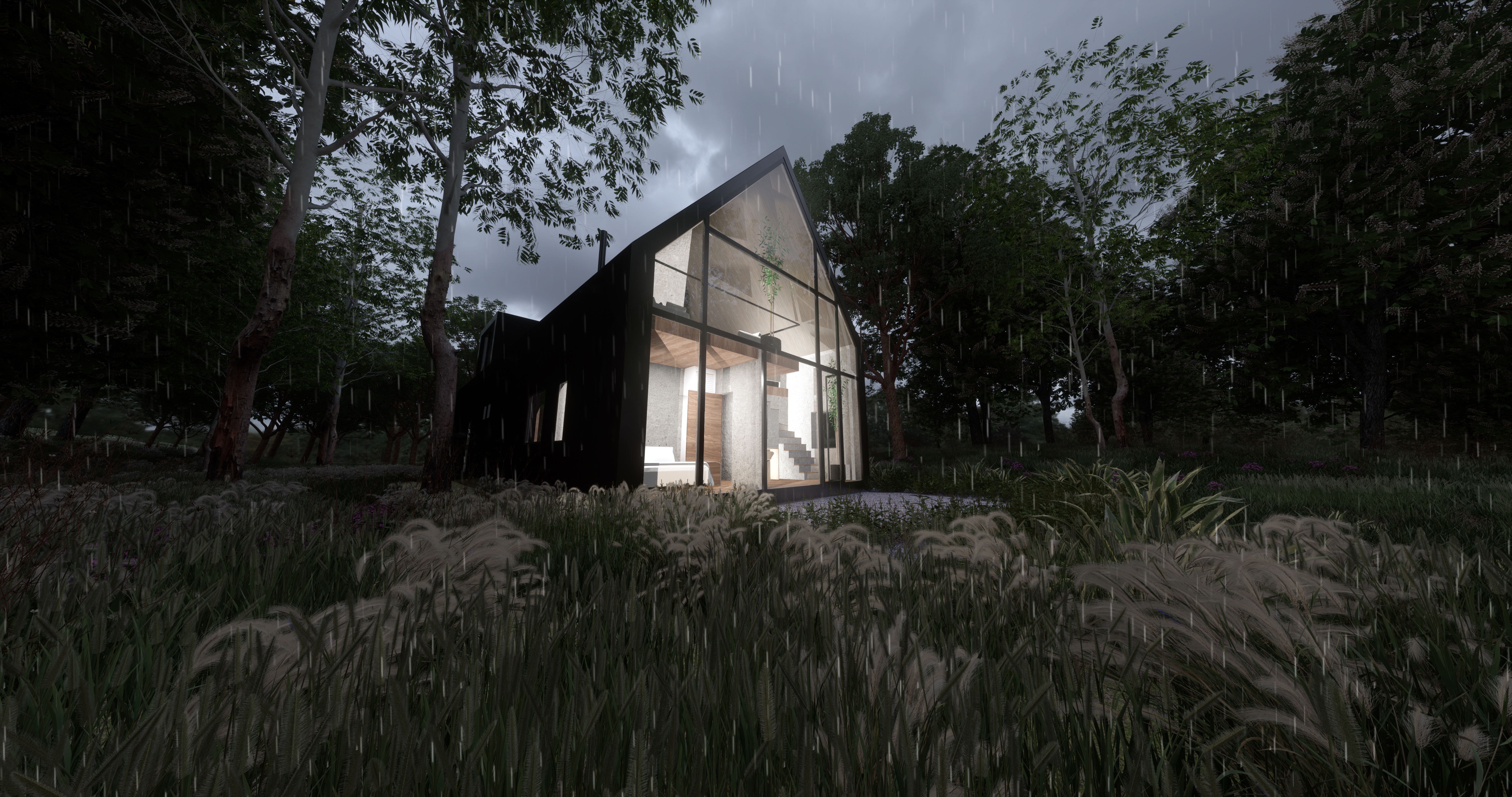 Exterior Forest house | Full CGI-6