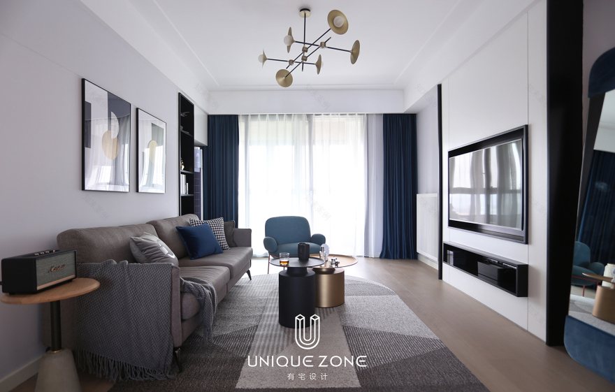 武汉新城璟汇 123 平简约北欧风设计,有宅设计打造一人居宅-0